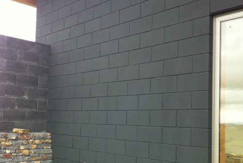Concrete sales block stain